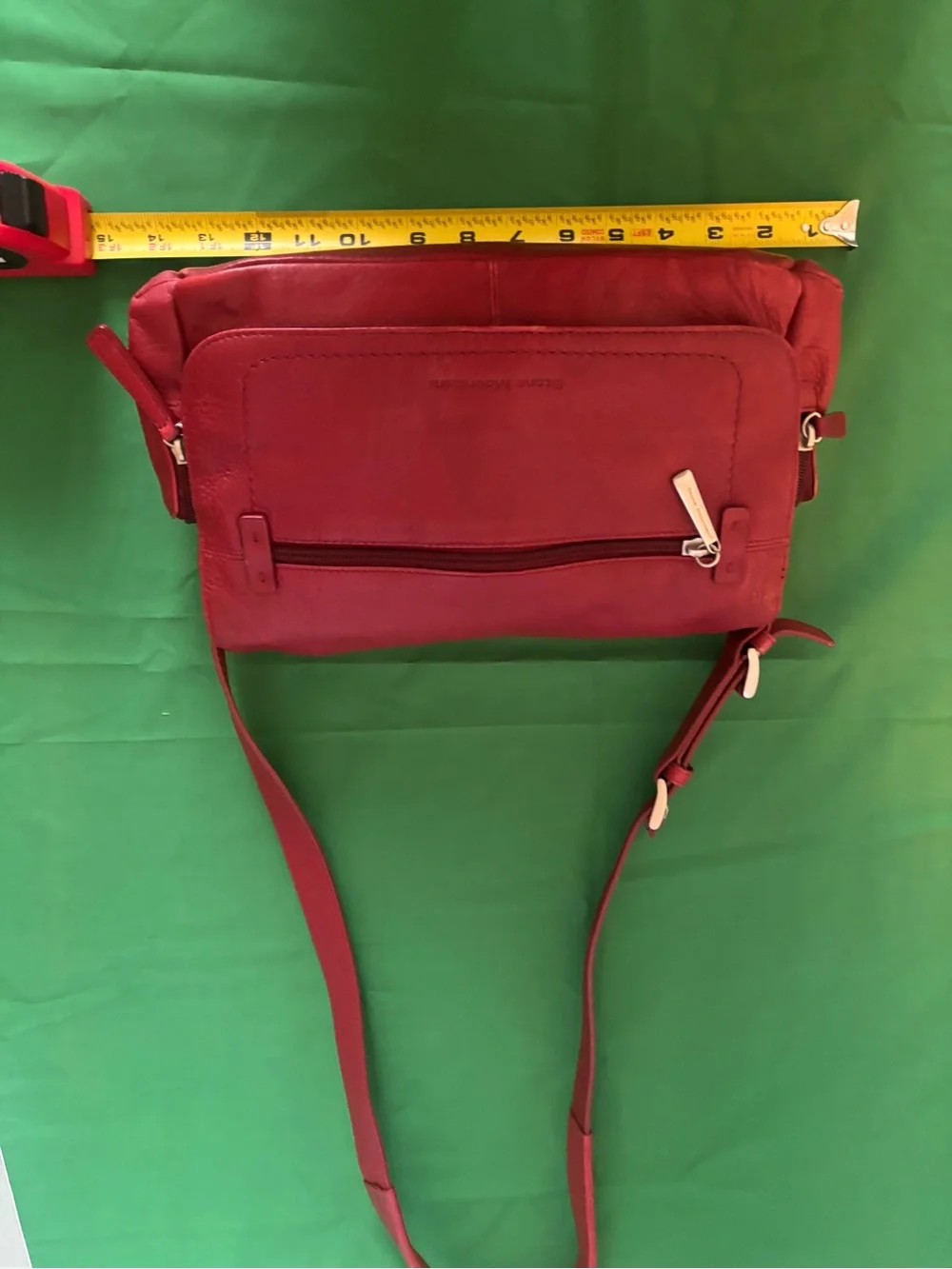 Stone Mountain Accessories Wine Red Leather Hobo Shoulder Bag